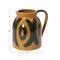 Hello Honey® 6" Brown & Black Decorative Hand Painted Stoneware Pitcher